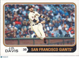 2023 Topps Heritage High Number - #537 J.D. Davis