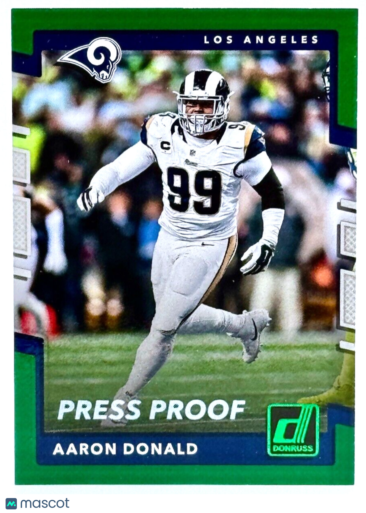 2017 Donruss Press Proof Green #70 Aaron Donald - Rams