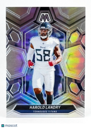 2024 Panini Mosaic #216 Prizm Refractor - Harold Landry - Titans