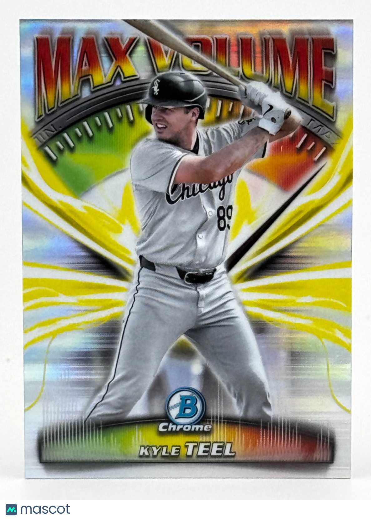 ⚾️ 2025 Bowman Chrome #MV-2 Max Volume Refractor - Kyle Teel