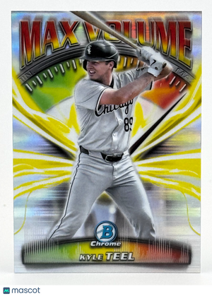 ⚾️ 2025 Bowman Chrome #MV-2 Max Volume Refractor - Kyle Teel