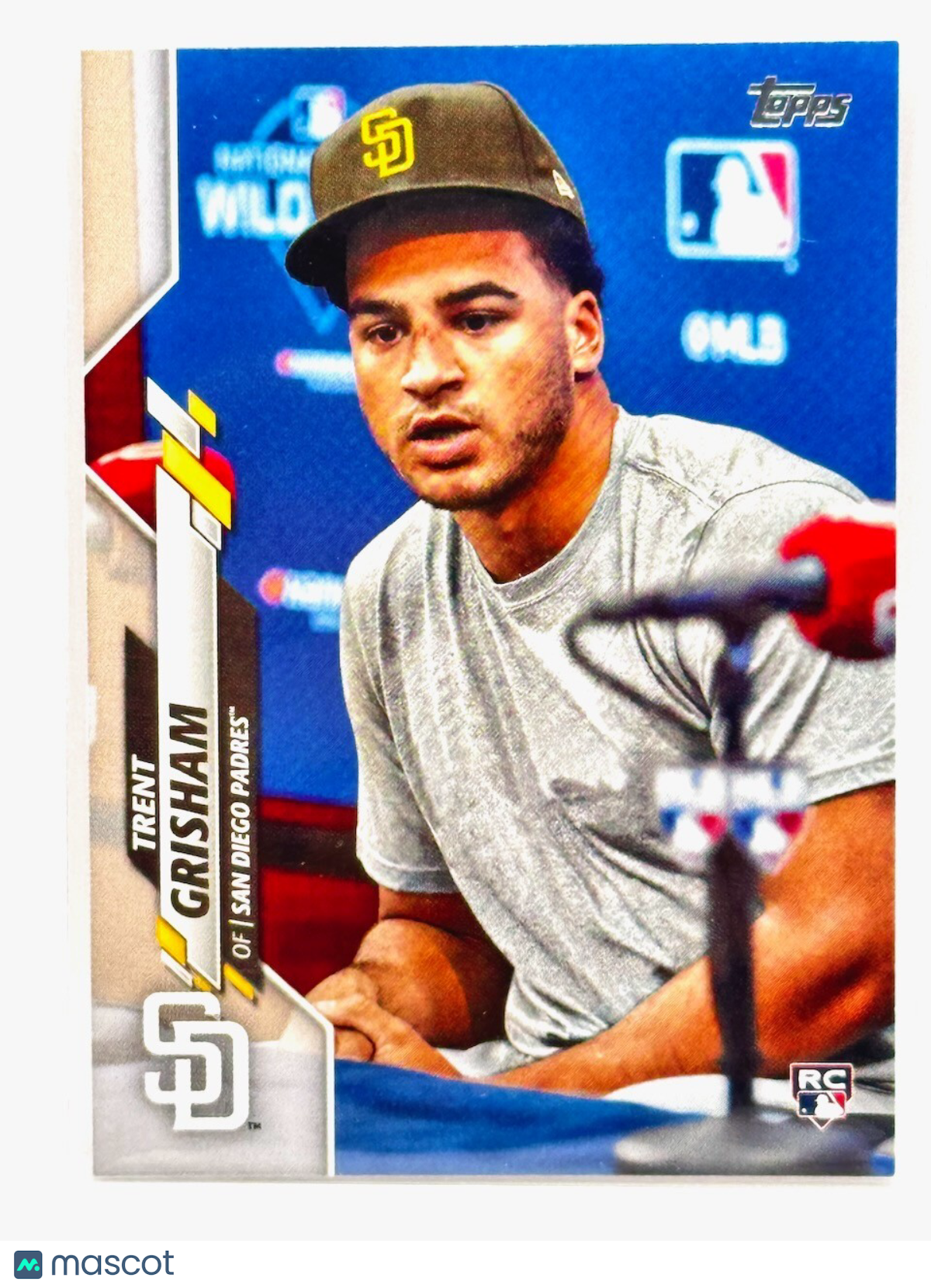 2020 TOPPS UPDATE SERIES SP PHOTO VARIATION PRESS CONF #U-83 TRENT GRISHAM (RC)