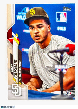 2020 TOPPS UPDATE SERIES SP PHOTO VARIATION PRESS CONF #U-83 TRENT GRISHAM (RC)