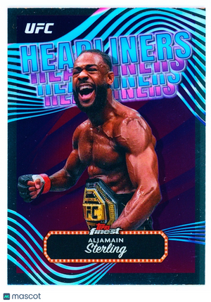 🥊 2024 Topps Finest UFC #HDL-1 Headliners Insert - Aljamain Sterling