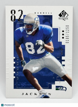 2000 UD SP Authentic - Rookie #94 Darrell Jackson /1250 (RC) - Gators, Seahawks