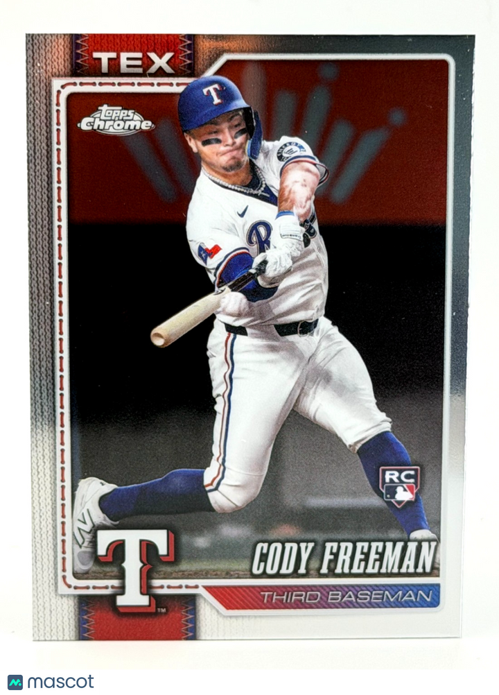 2026 Topps Chrome #255 Cody Freeman RC Rookie - Rangers