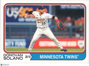 2023 Topps Heritage High Number - #685 Donovan Solano