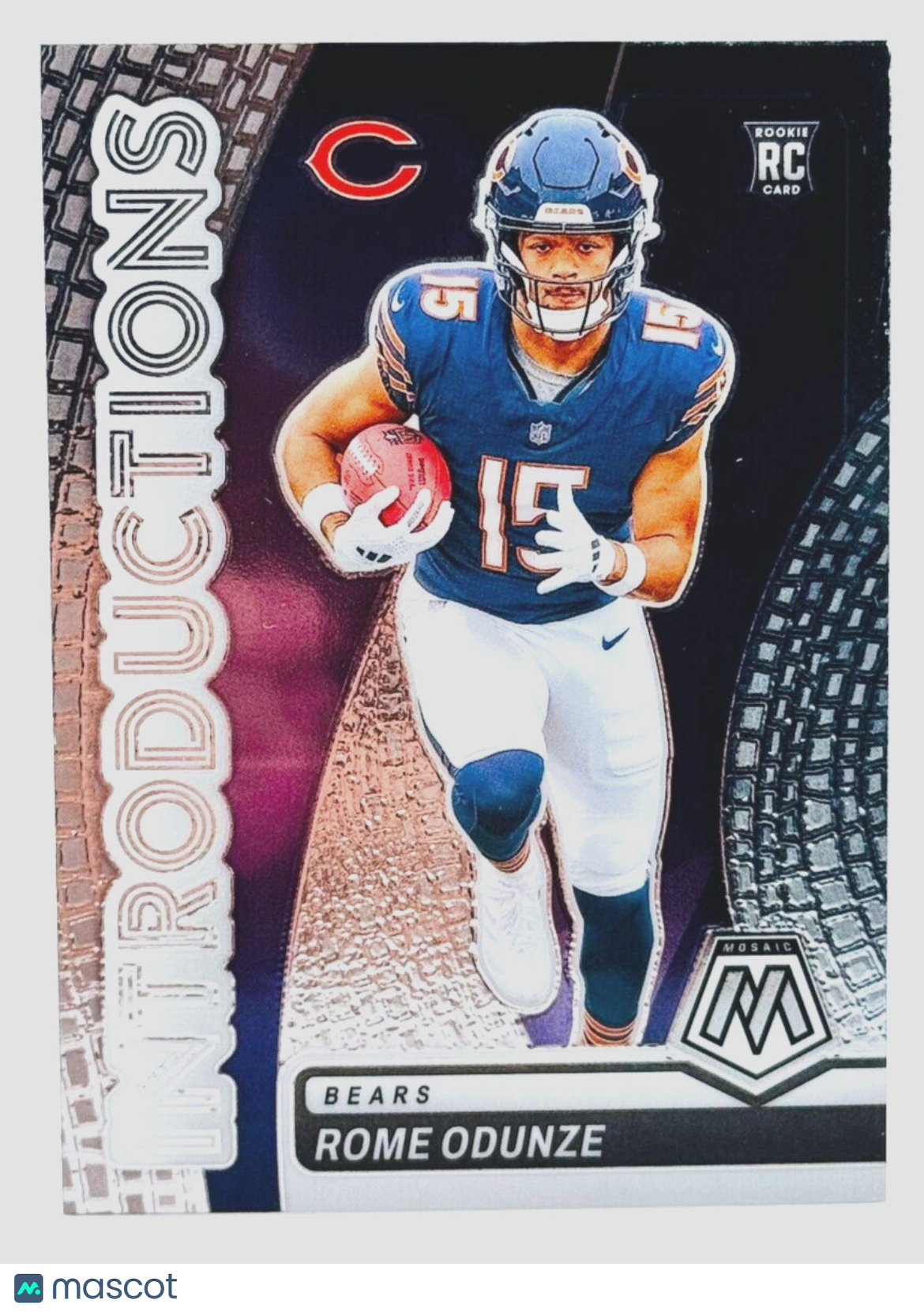 🏈 2024 Panini Mosaic #2 (RC) Rookie INTRODUCTIONS - ROME ODUNZE - Bears 🏈