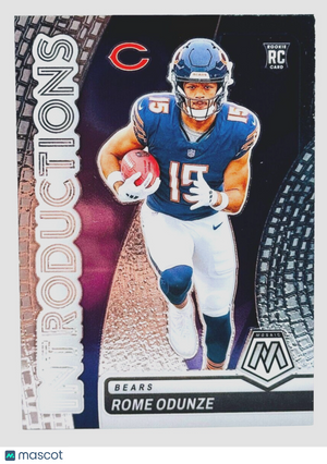 🏈 2024 Panini Mosaic #2 (RC) Rookie INTRODUCTIONS - ROME ODUNZE - Bears 🏈