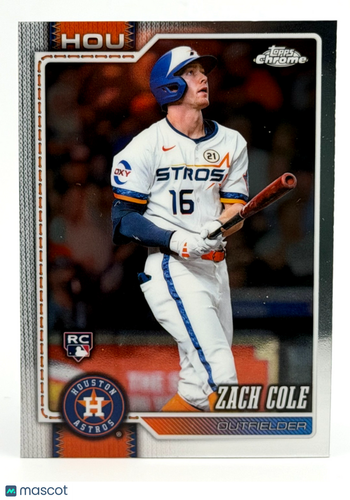 2026 Topps Chrome Zach Cole RC Rookie #107 Astros