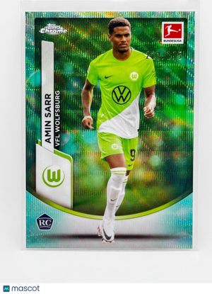 2023-24 Topps Chrome Bundesliga - Aqua Prism Refractor - #98 Amin Sarr (RC)