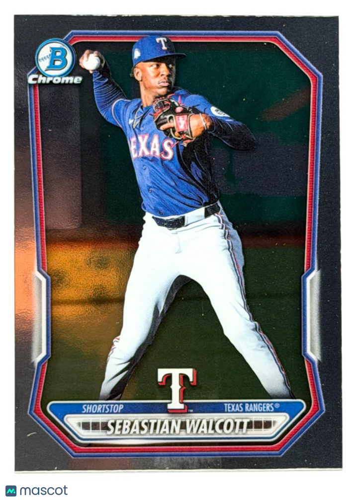 ⚾️ 2026 Bowman Chrome #BCP-58 Sebastian Walcott - Rangers