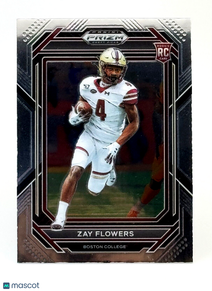 2023 Panini Prizm Draft Picks - Silver - #143 Zay Flowers (RC) - Rookie - Ravens