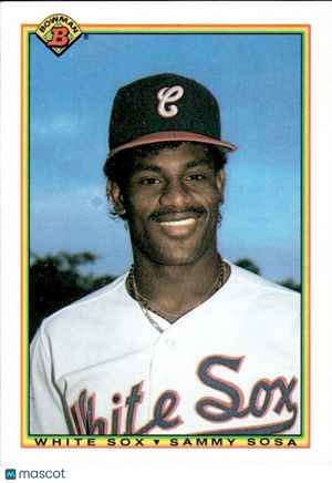 1990 Bowman - #312 Sammy Sosa (RC) - SET BREAK NM/MT