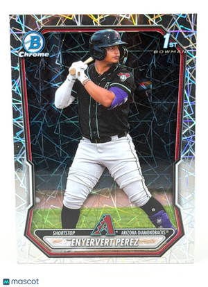 2026 Bowman Enyervert Perez #BCP-71 Laser Refractor Parallel - 1st Bowman DBacks
