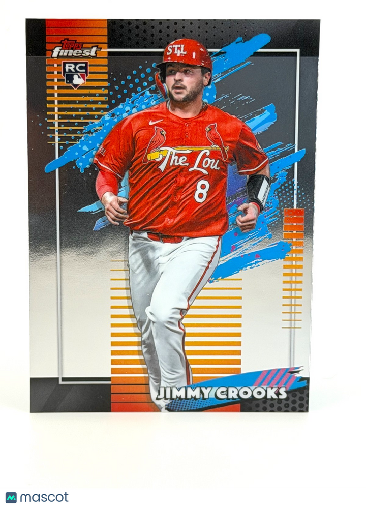 2026 Topps Finest #184 JIMMY CROOKS (RC) Rookie - Uncommon - Cardinals