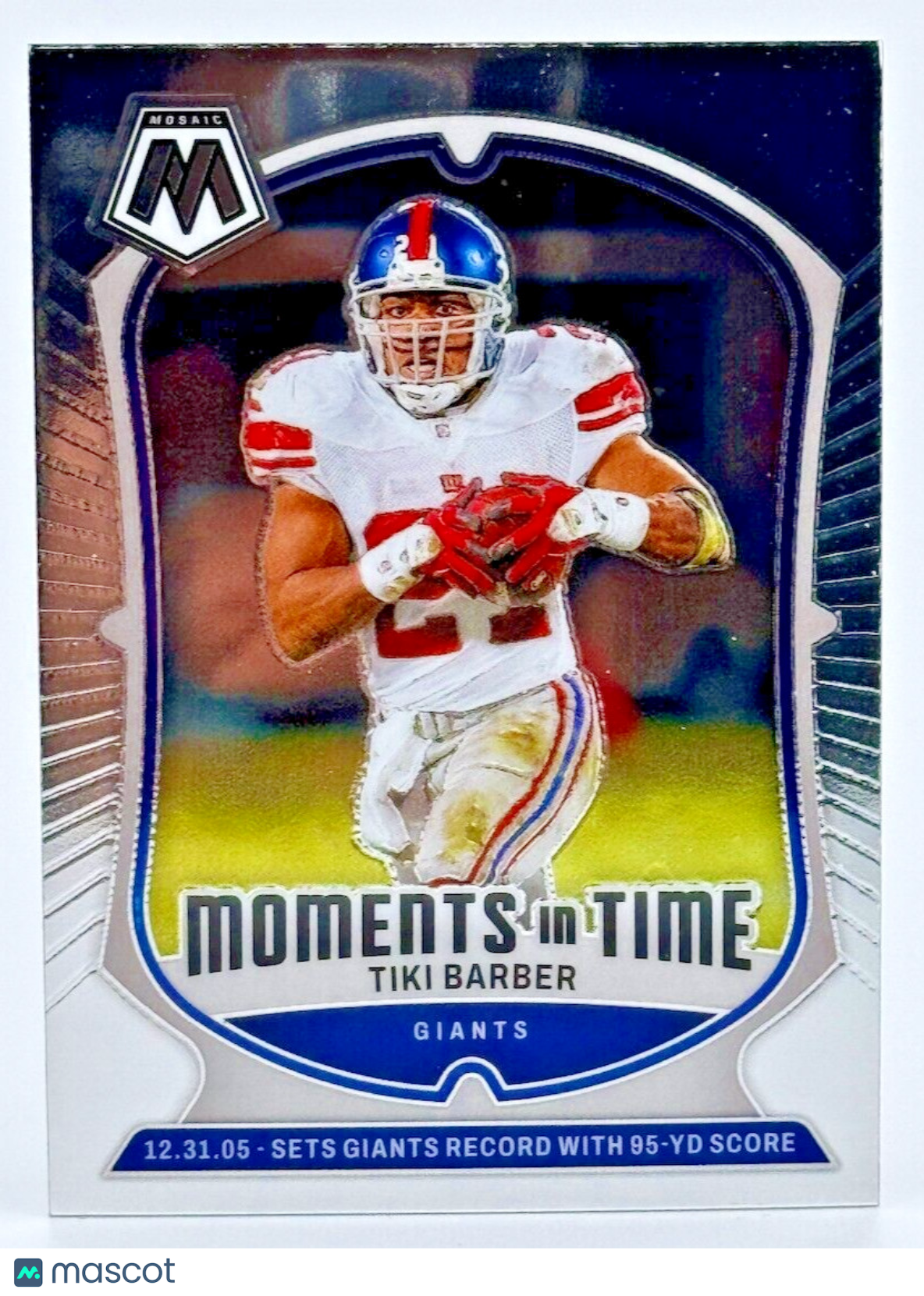 🏈 2024 Panini Mosaic #4 MOMENTS IN TIME - TIKI BARBER - Giants  🏈