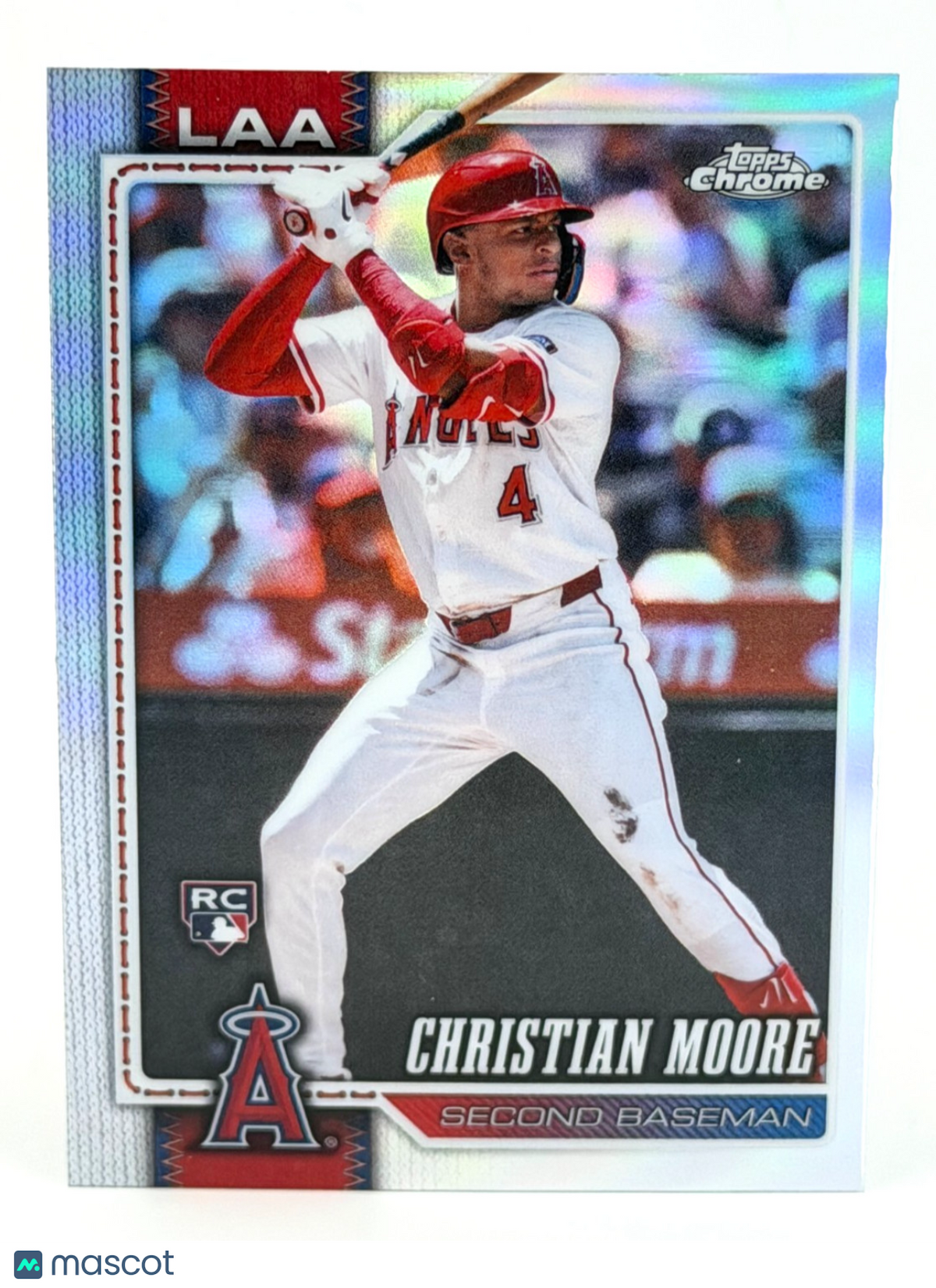 2026 Topps Chrome #232 Christian Moore RC ROOKIE REFRACTOR