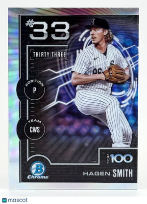 ⚾️ 2025 Bowman #BTP-33 Bowman Top Prospects - Hagen Smith - White Sox