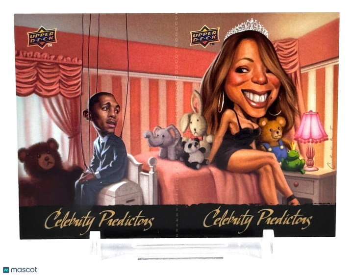 2010 Upper Deck CELEBRITY PREDICTORS #CP-13/#CP-14 Mariah Carey/Nick Cannon
