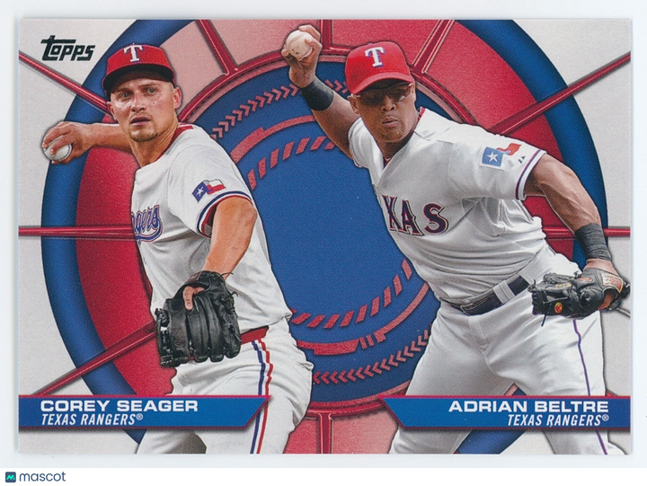 ⚾️ 2025 Topps Series 2 #DD-10 Duos - Corey Seager, Adrian Beltre - Rangers