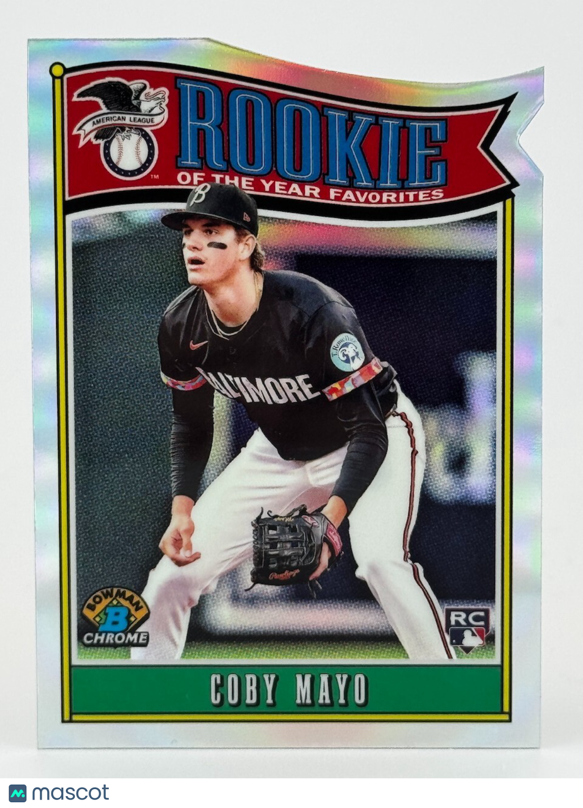 ⚾️ 2025 Bowman #ROY-2 Rookie of the Year Favorites Die-Cut Refractor - Coby Mayo