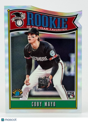 ⚾️ 2025 Bowman #ROY-2 Rookie of the Year Favorites Die-Cut Refractor - Coby Mayo