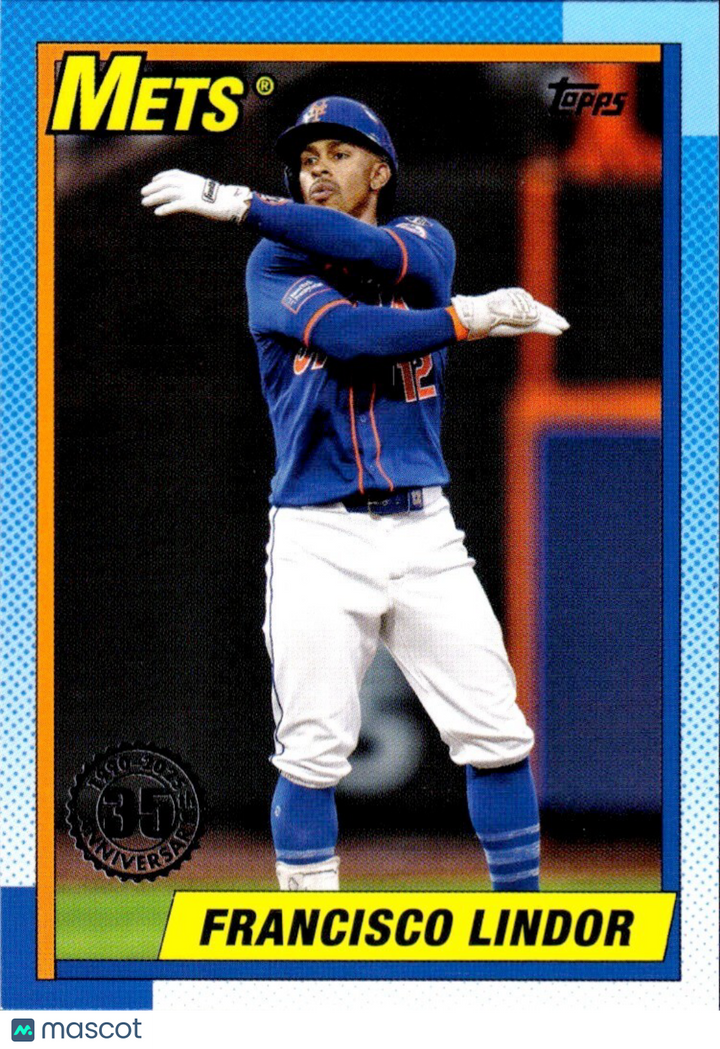 ⚾️ 2025 Topps Series 1 #T90-38 - 1990 Topps 35th Anniversary - Francisco Lindor
