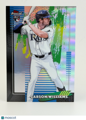 2026 Topps Finest #24 Carson Williams (RC) REFRACTOR - Rays