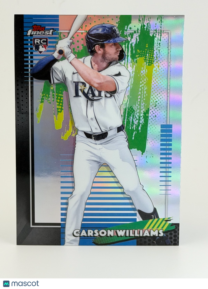 2026 Topps Finest #24 Carson Williams (RC) REFRACTOR - Rays