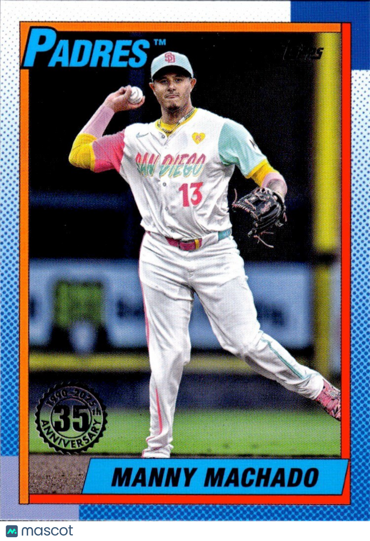 ⚾️ 2025 Topps Series 1 #T90-78 - 1990 Topps 35th Anniversary - Manny Machado