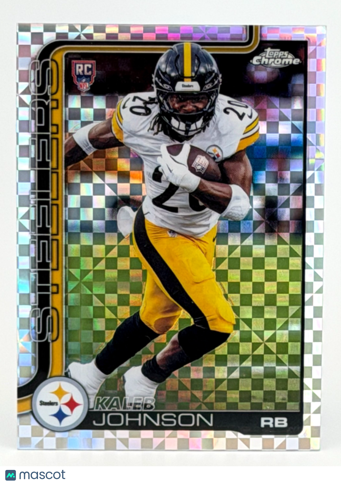 🏈 2025 Topps Chrome Football #323 Kaleb Johnson - X-Fractor