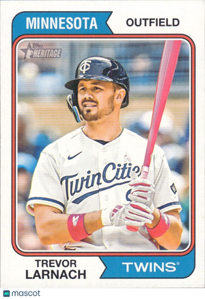 2023 Topps Heritage High Number - #554 Trevor Larnach