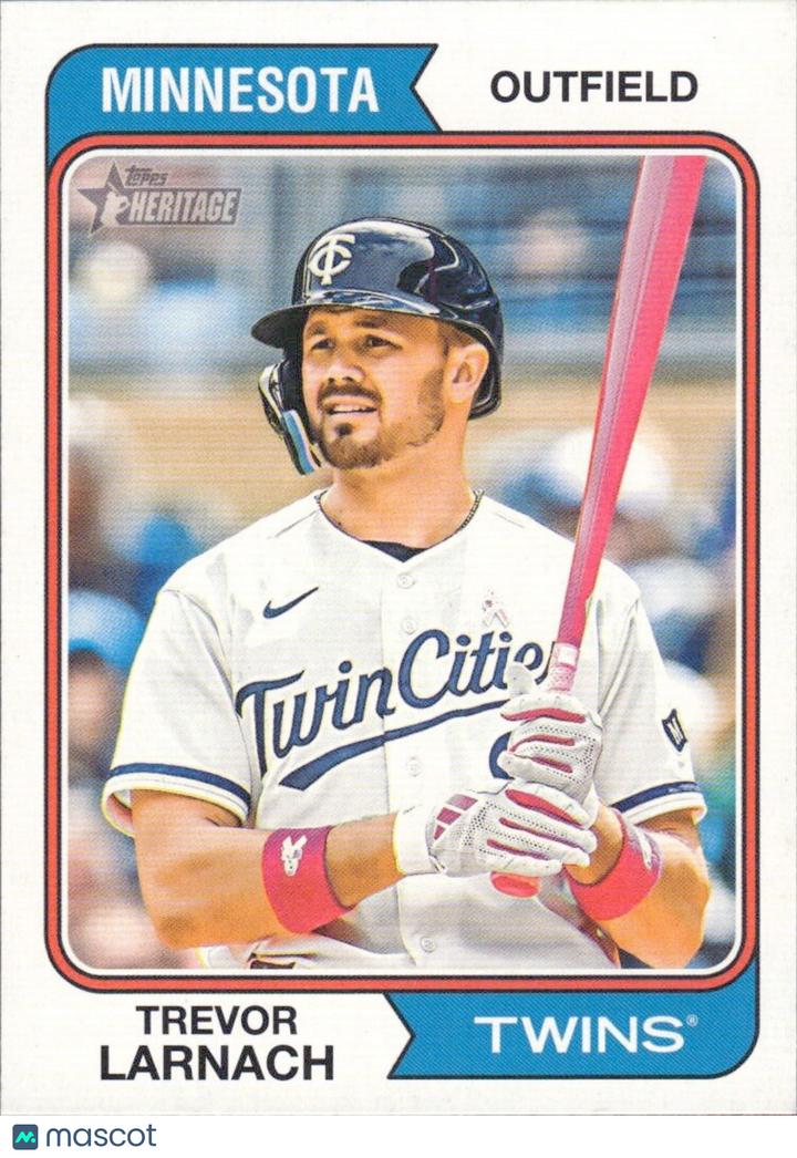 2023 Topps Heritage High Number - #554 Trevor Larnach