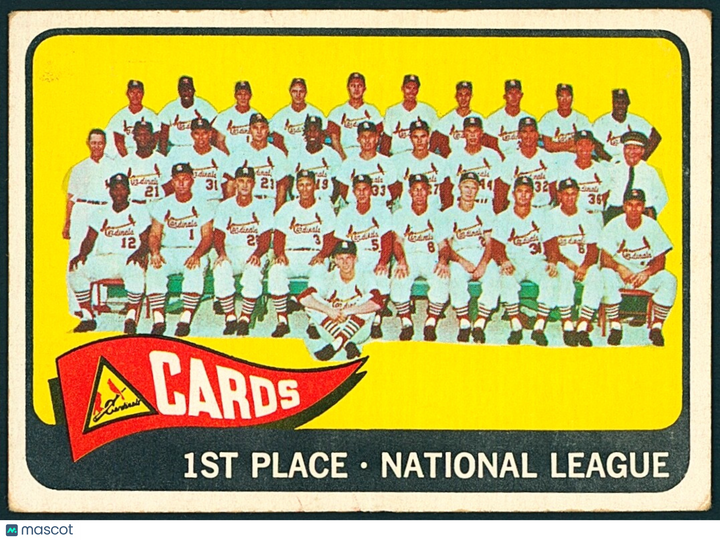 ⚾️ 1965 Topps - St. Louis Cardinals #57 EXMT Nicely Centered