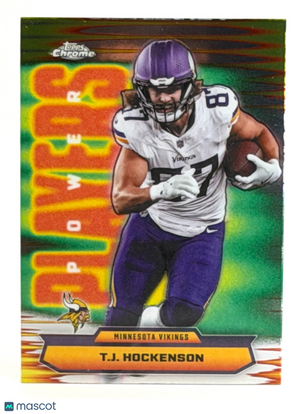 🏈 2025 Topps Chrome Football #PP-36 Power Players - T.J. Hockenson