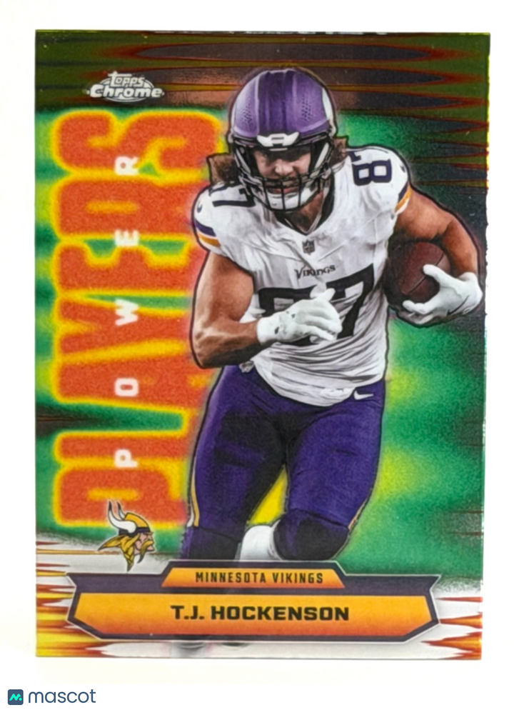 🏈 2025 Topps Chrome Football #PP-36 Power Players - T.J. Hockenson