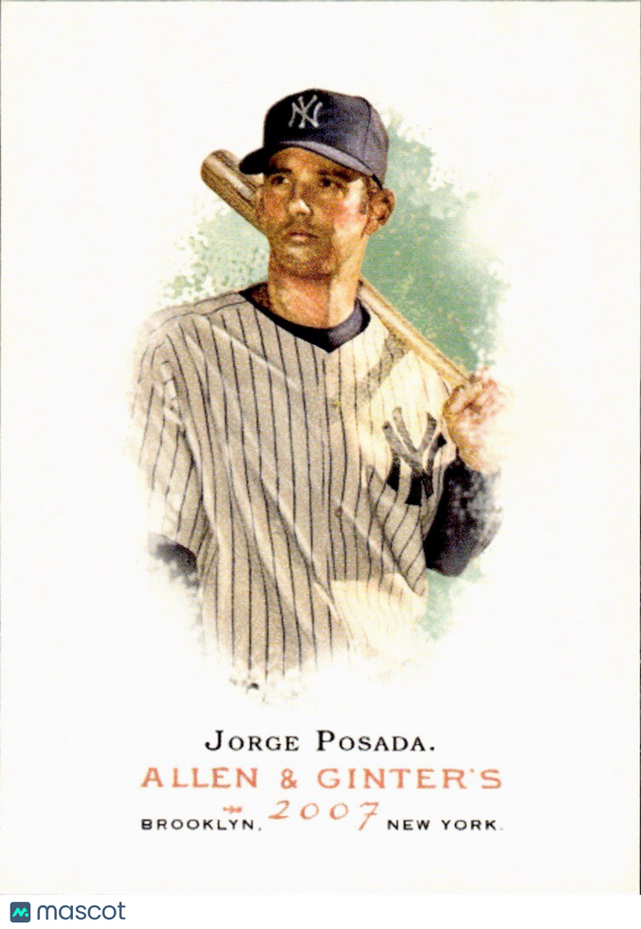 2007 Topps Allen & Ginter #273 Jorge Posada - Yankees - NM/MT