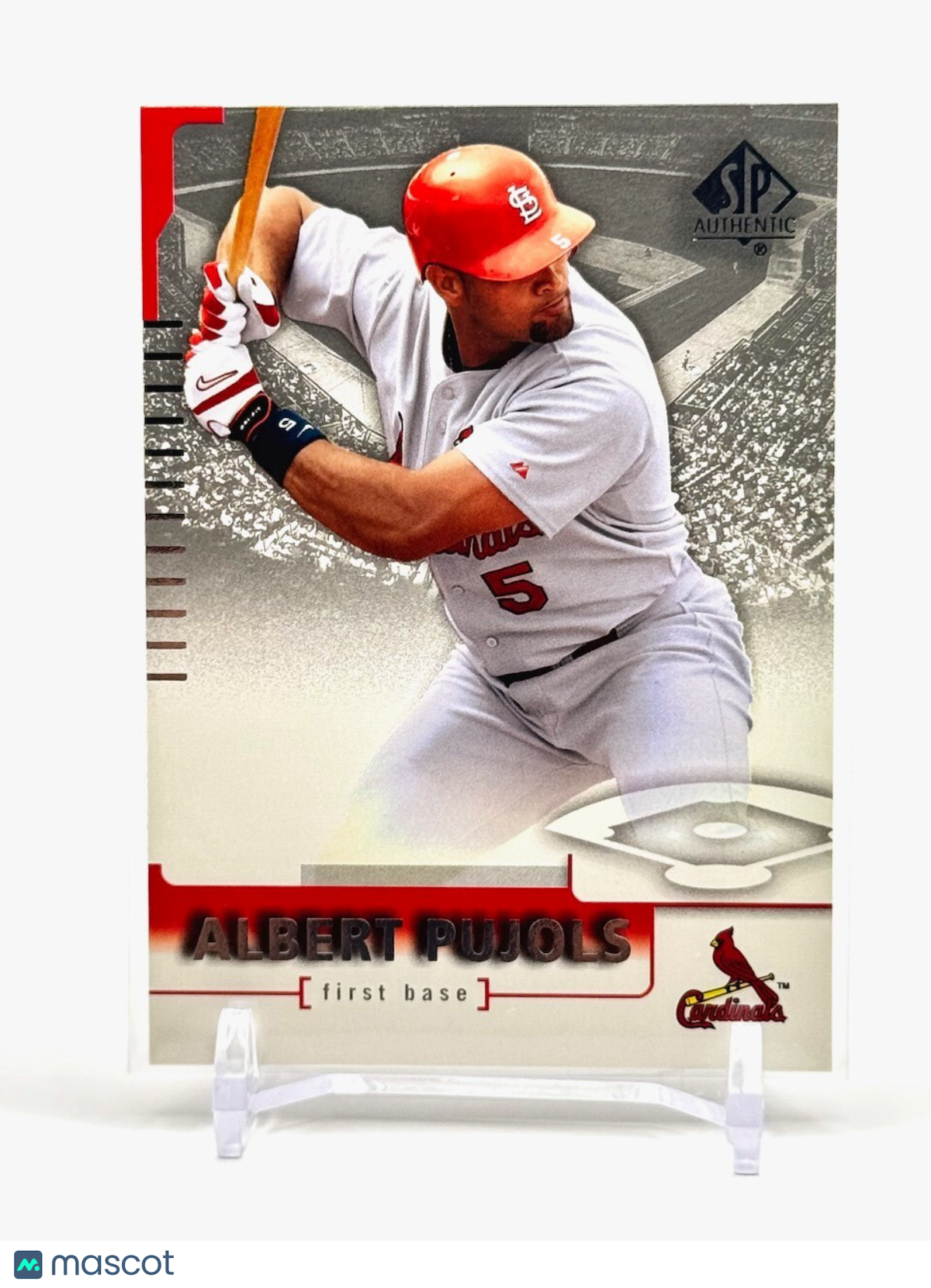 2004 UD SP AUTHENTIC - #58 ALBERT PUJOLS - CARDINALS - FUTURE HOF