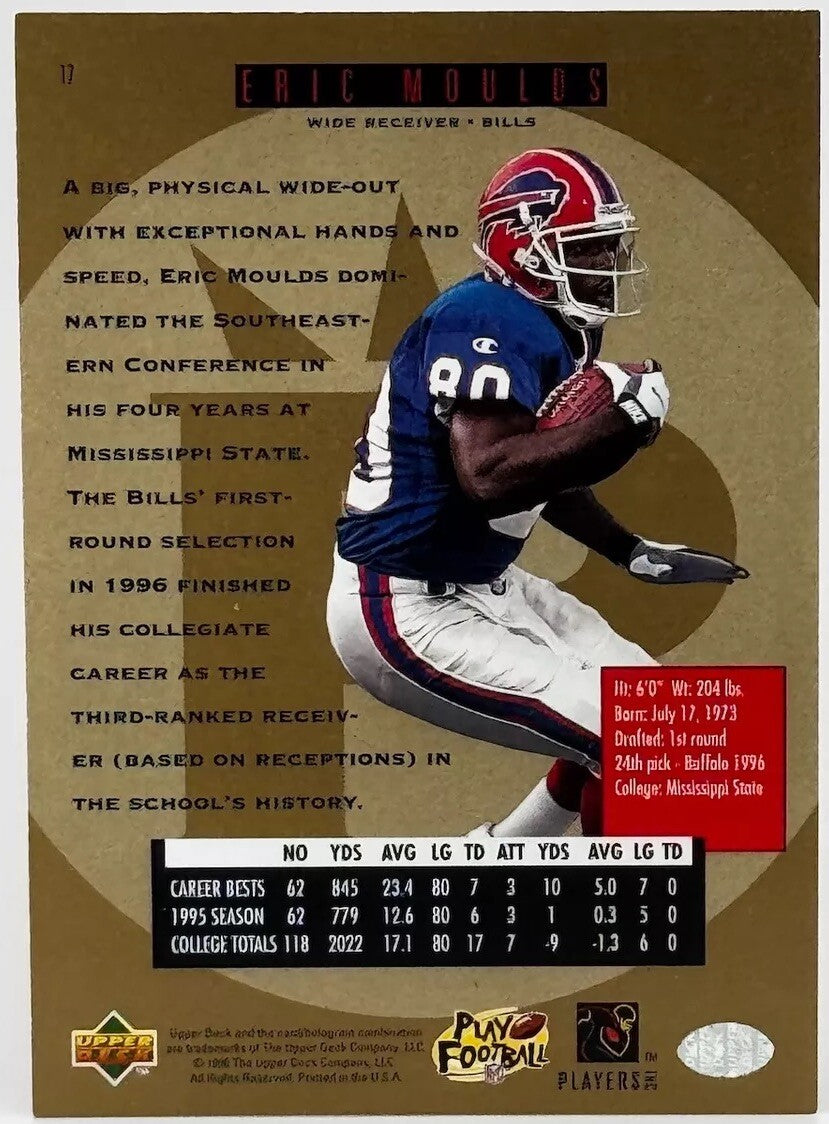 1996 SP - Premier Prospects - #17 Eric Moulds (RC) Rookie