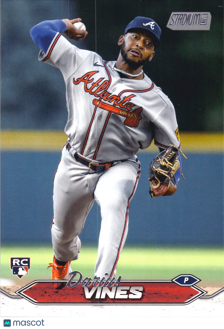 2024 Topps Stadium Club - #95 Darius Vines (RC) Rookie - Braves