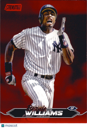 2024 Topps Stadium Club - Red Foil #196 Bernie Williams
