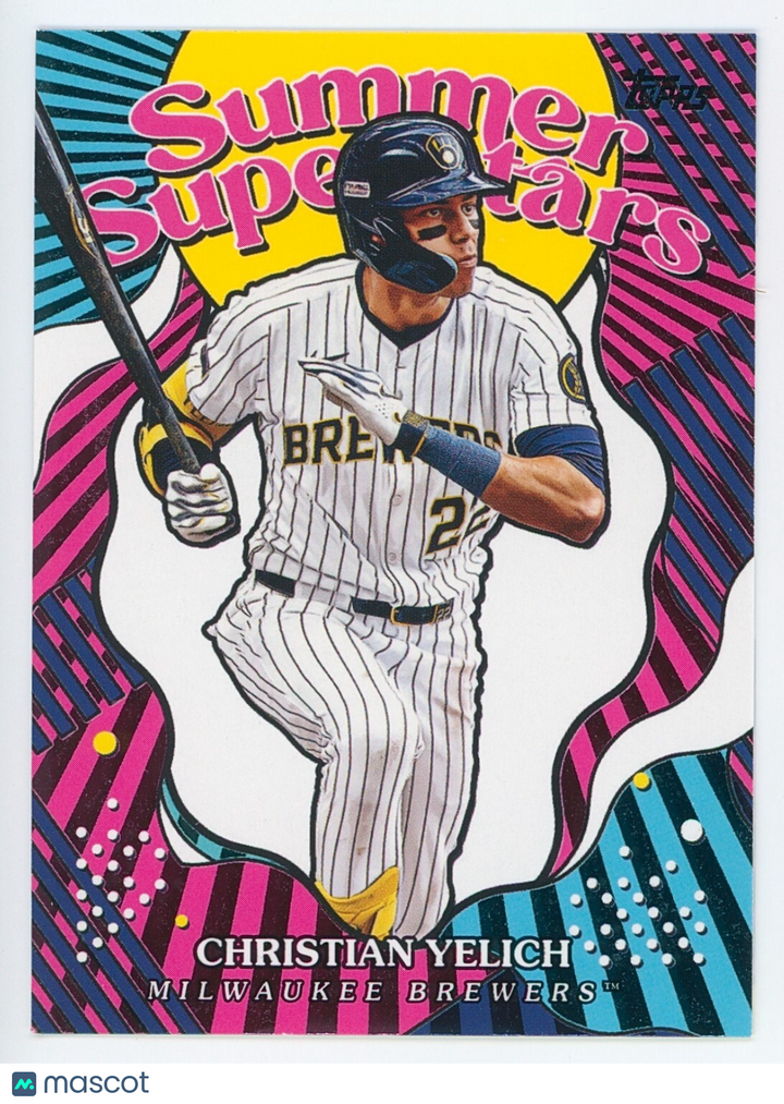 ⚾️ 2025 Topps Series 2 #SS-23 Summer Superstars - Christian Yelich