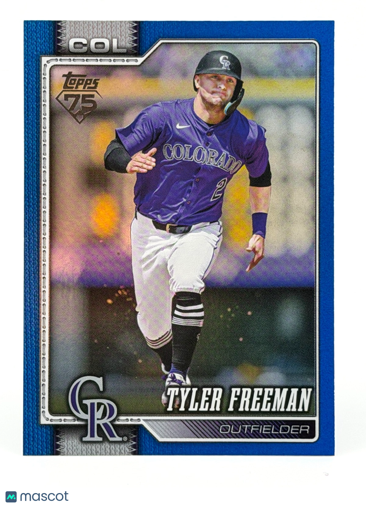 2026 Topps #199 Blue Rainbow Foil (132/150) Tyler Freeman