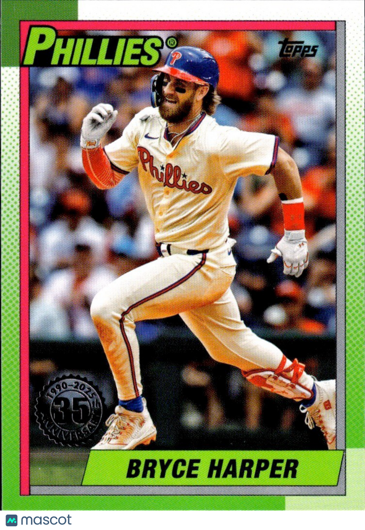 ⚾️ 2025 Topps Series 1 #T90-15 - 1990 Topps 35th Anniversary - Bryce Harper