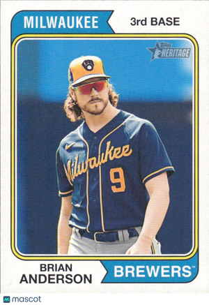 2023 Topps Heritage High Number - #692 Brian Anderson
