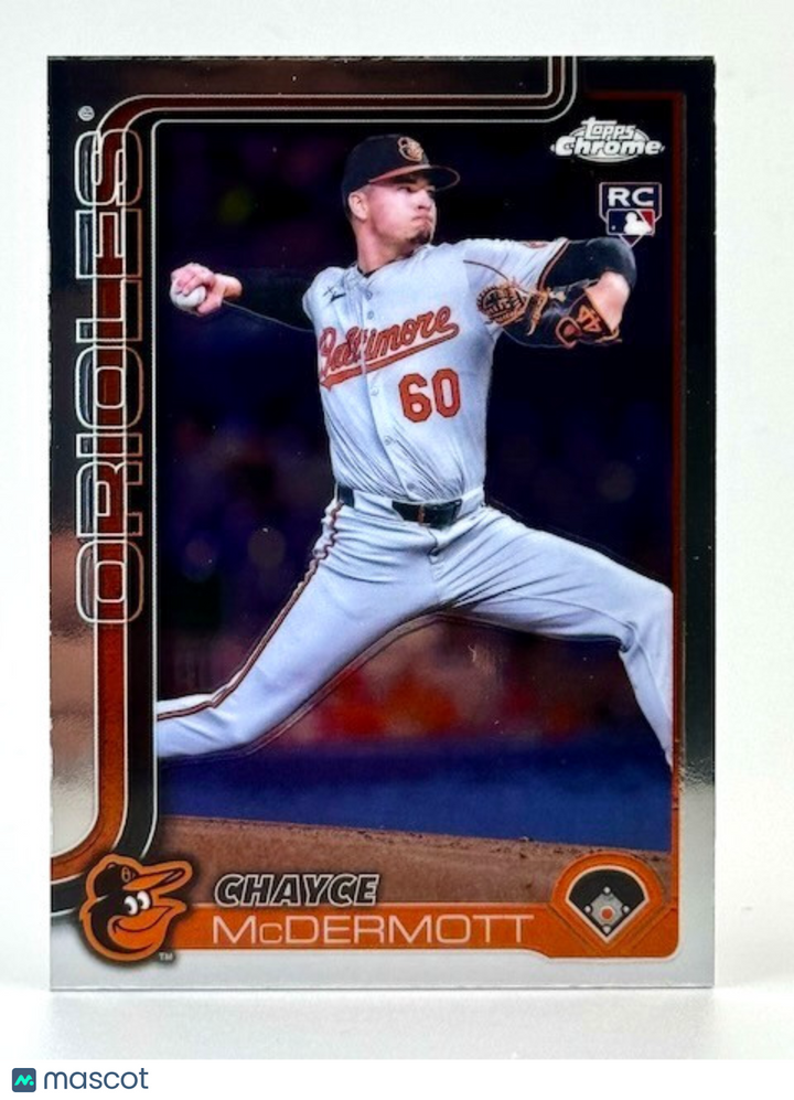 ⚾️ 2025 Topps Chrome #266 Chayce McDermott (RC) Rookie