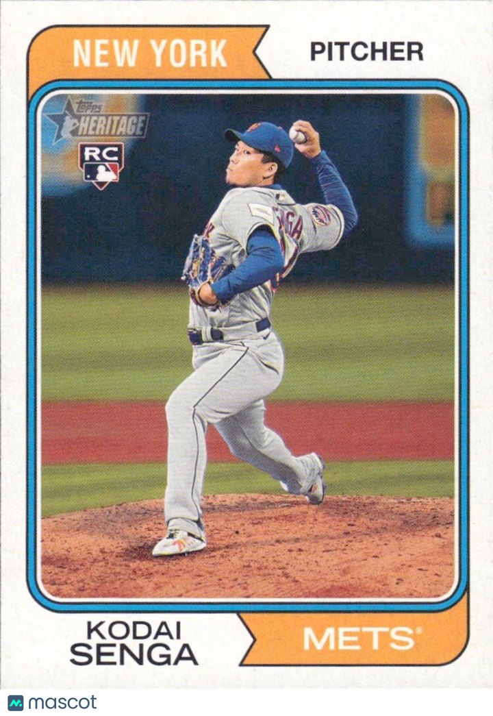 2023 Topps Heritage High Number - #622 Kodai Senga (RC) ROOKIE