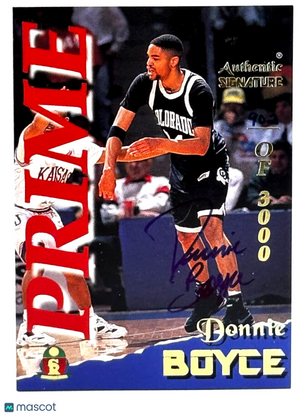 1995 Signature Rookies Prime #6 (902/3000) Donnie Boyce (RC)