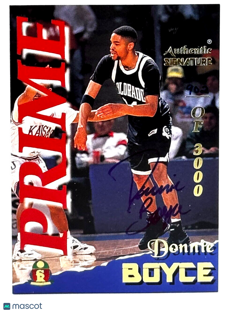 1995 Signature Rookies Prime #6 (902/3000) Donnie Boyce (RC)